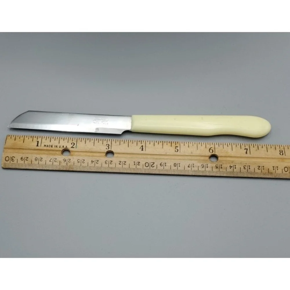 3 MCM Kitchen Knives With Plastic Handles Serrated Stanhome & Quikut Smooth Inox